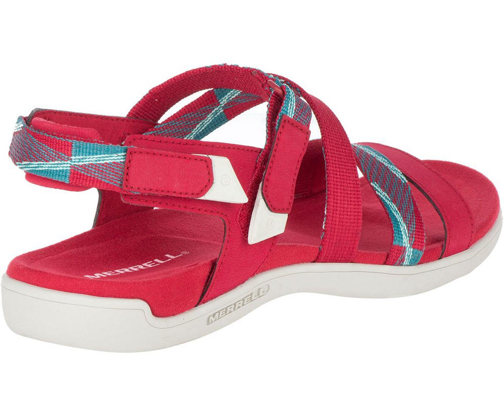 Sandálias Senhora - Merrell District Mendi Backstrap - Vermelhas - QBP013248